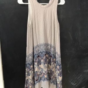 Patterned shift dress